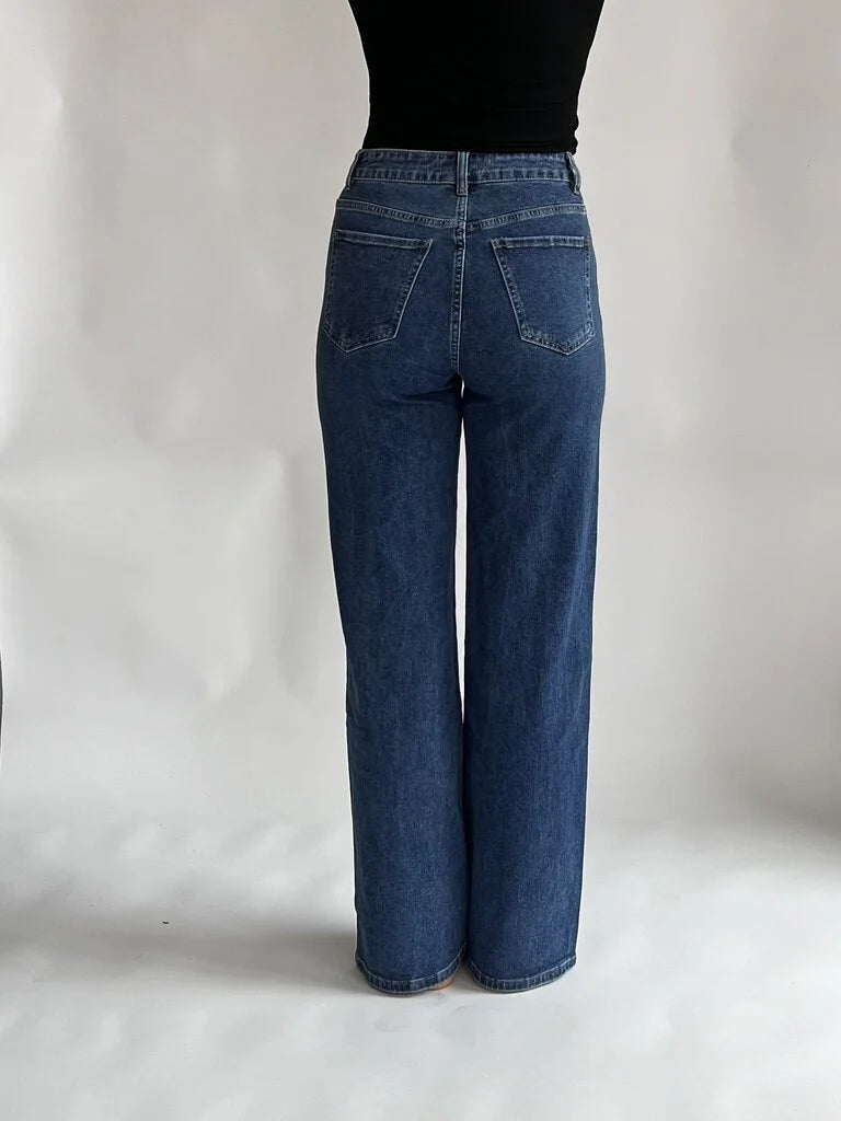 "Mae" Highwaist Jeans Straight Leg