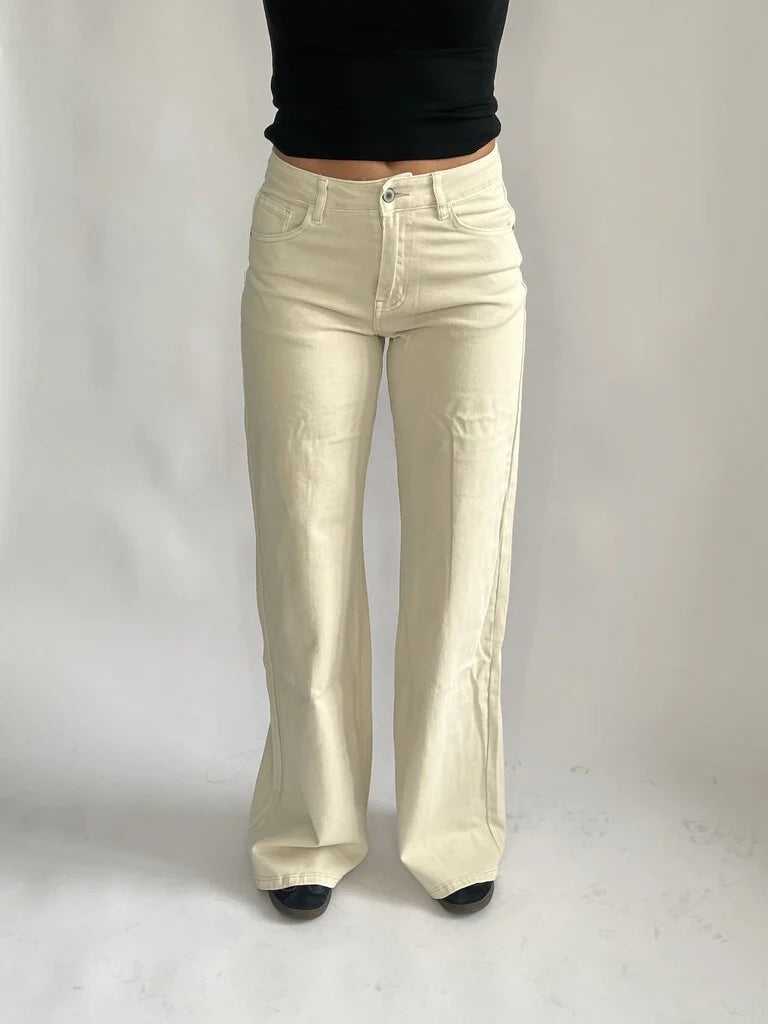 "Marley" Mid waist wide leg extra long