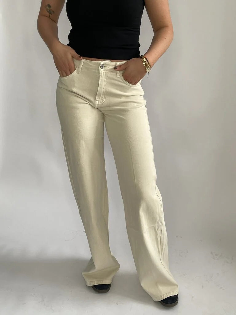 "Marley" Mid waist wide leg extra long