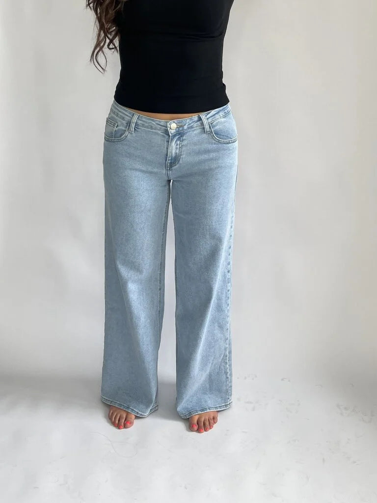 "Nola" Low waist wide leg
