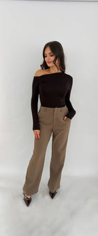 "Dunja" pantalon - taupe