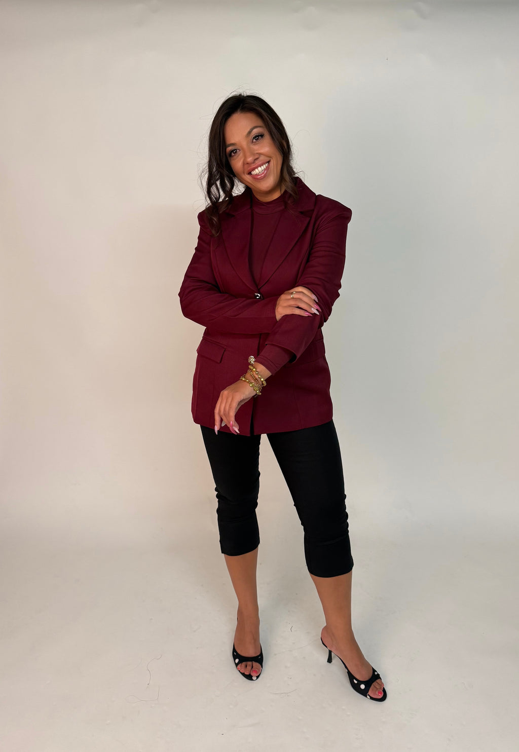 "Luna" gedetailleerde blazer