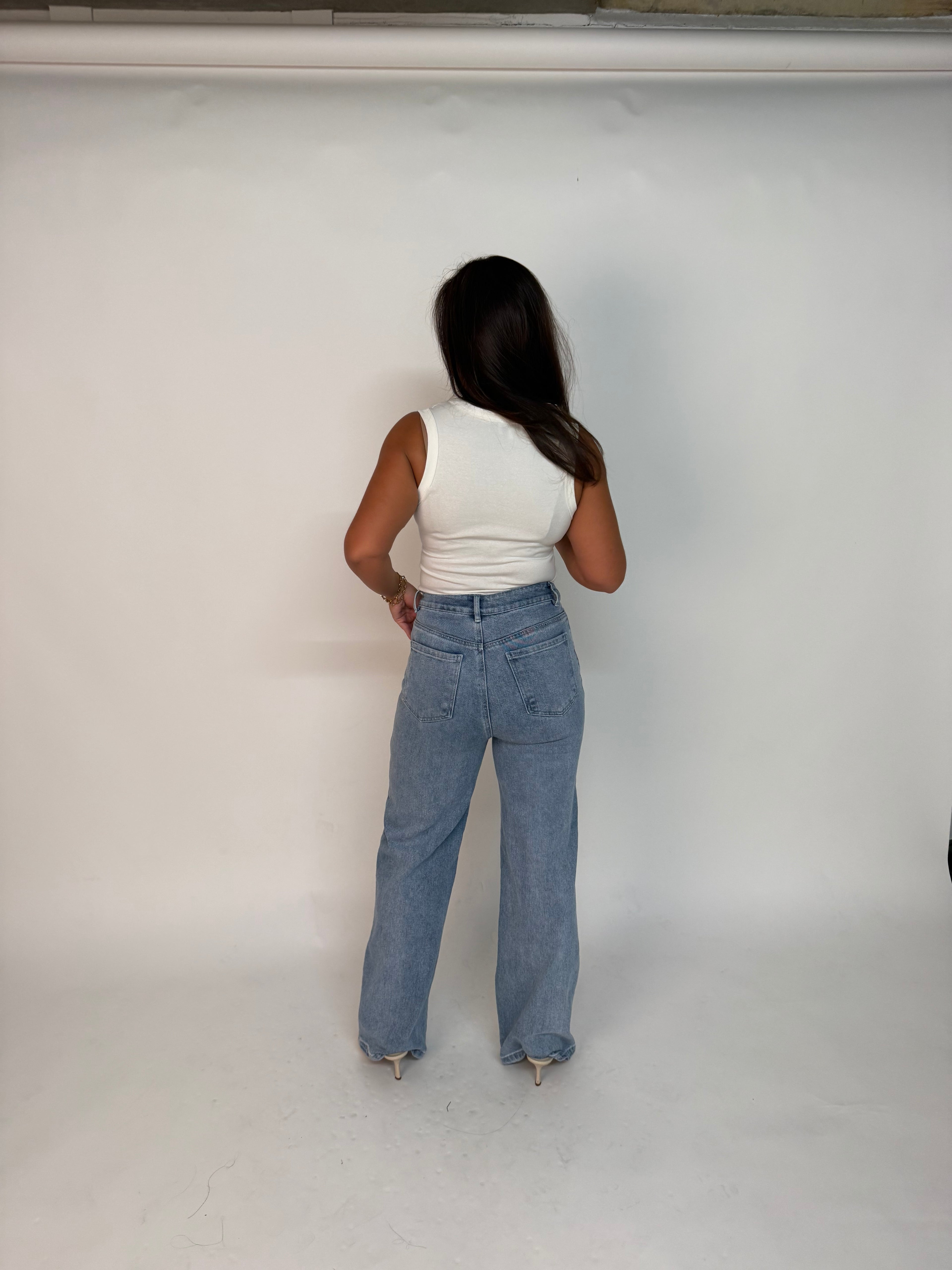 "Harper" heart jeans