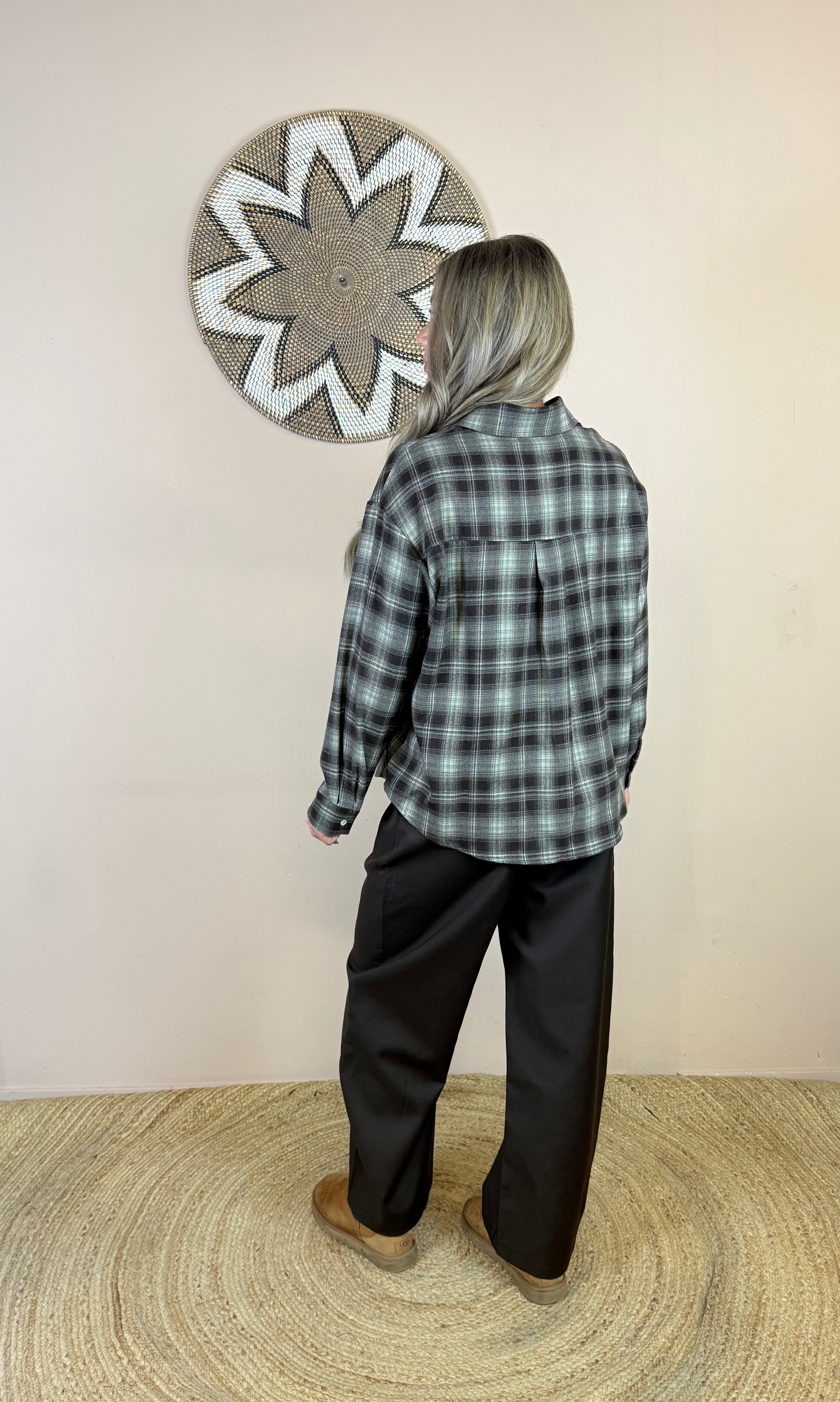 "Ellena" Plaid blouse