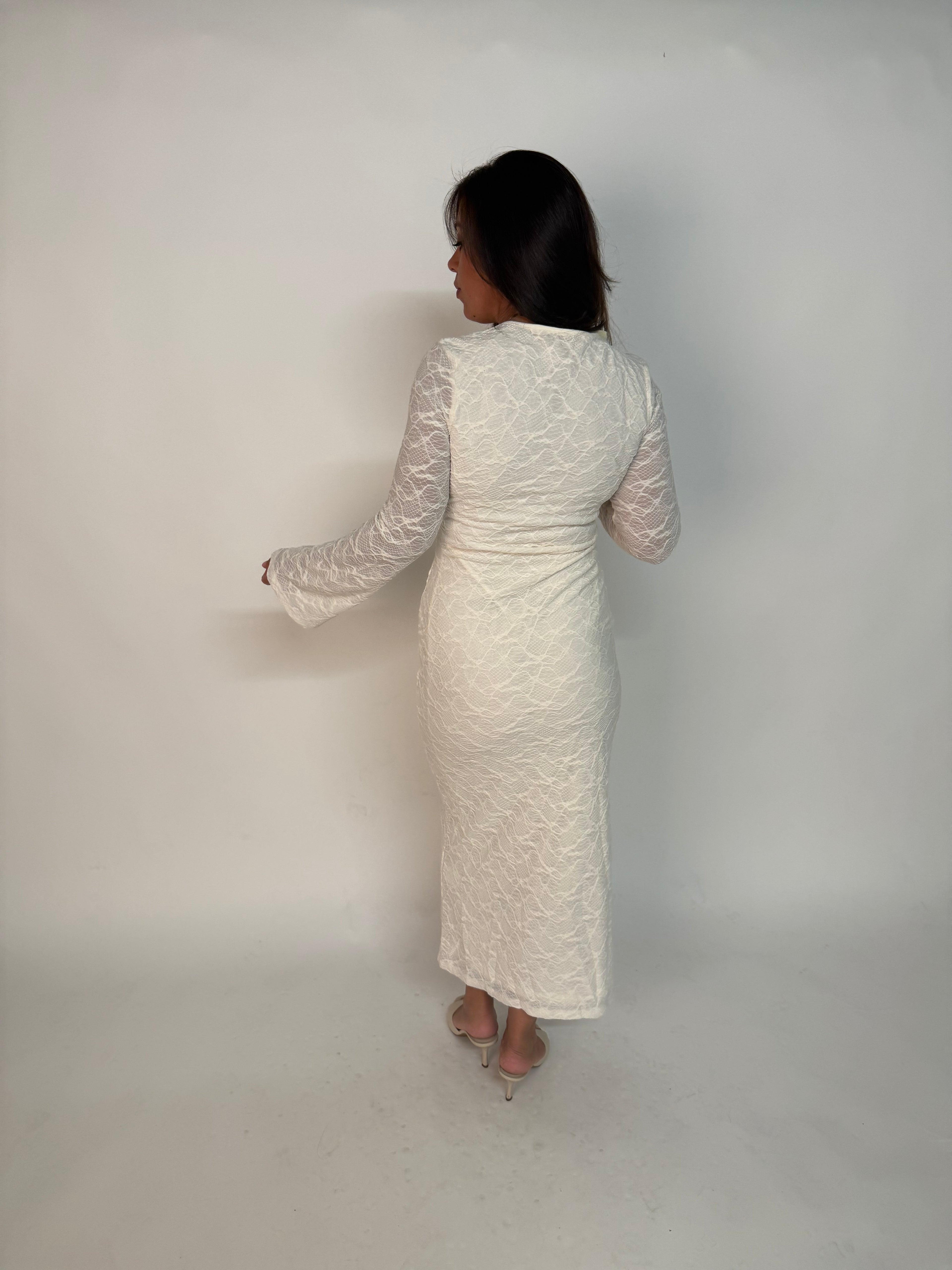 "Alora" flare lace dress