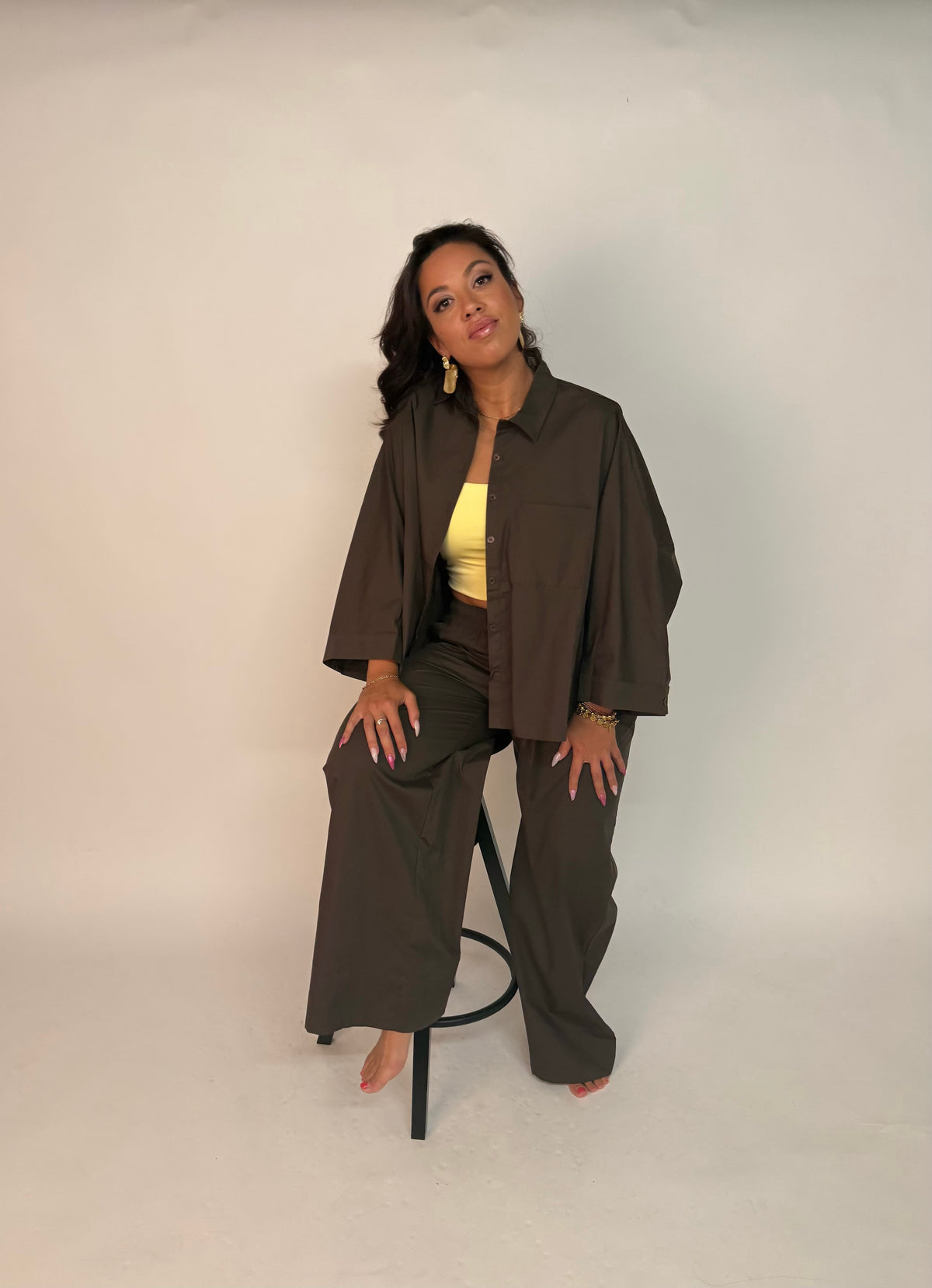 "Milly" coton pantalon