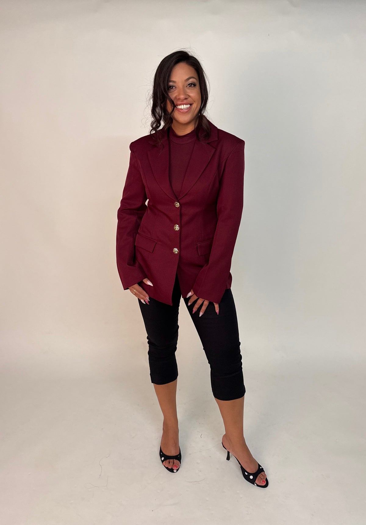 "Luna" gedetailleerde blazer