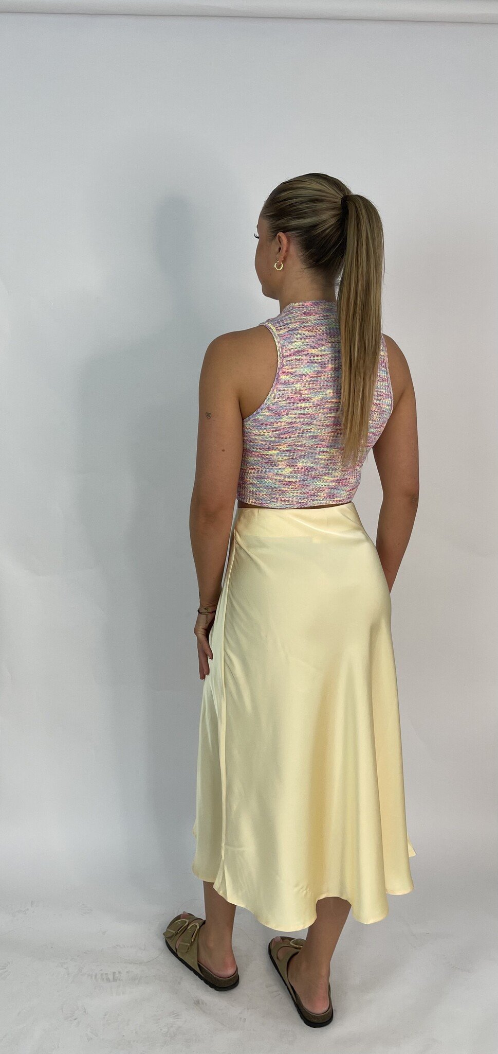 "Dana" Heathered top - multi color