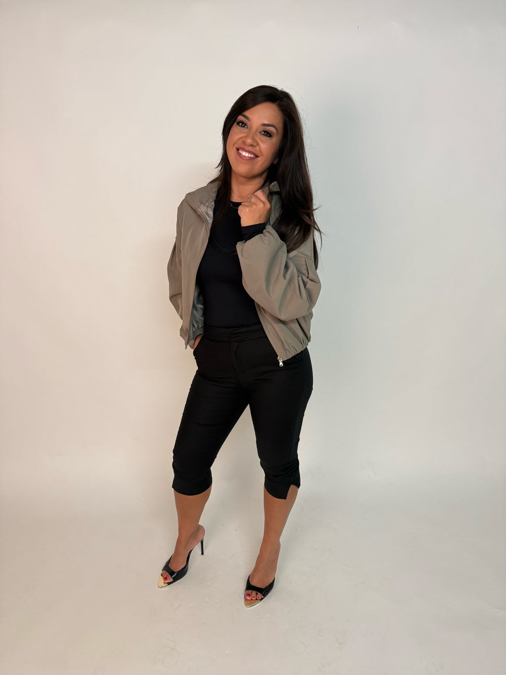 “Amara” veste oversized onderdeel set