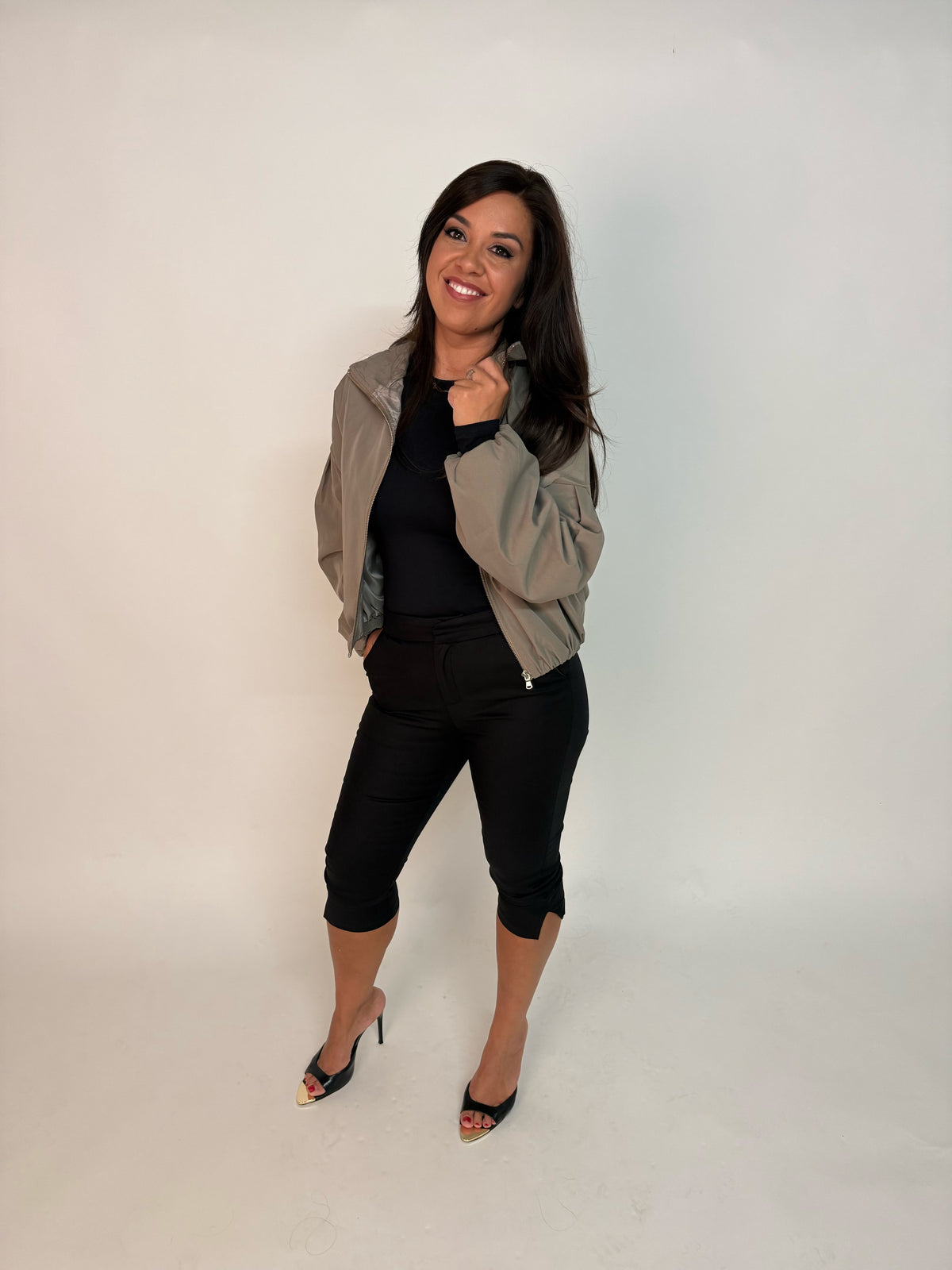 “Amara” veste oversized onderdeel set