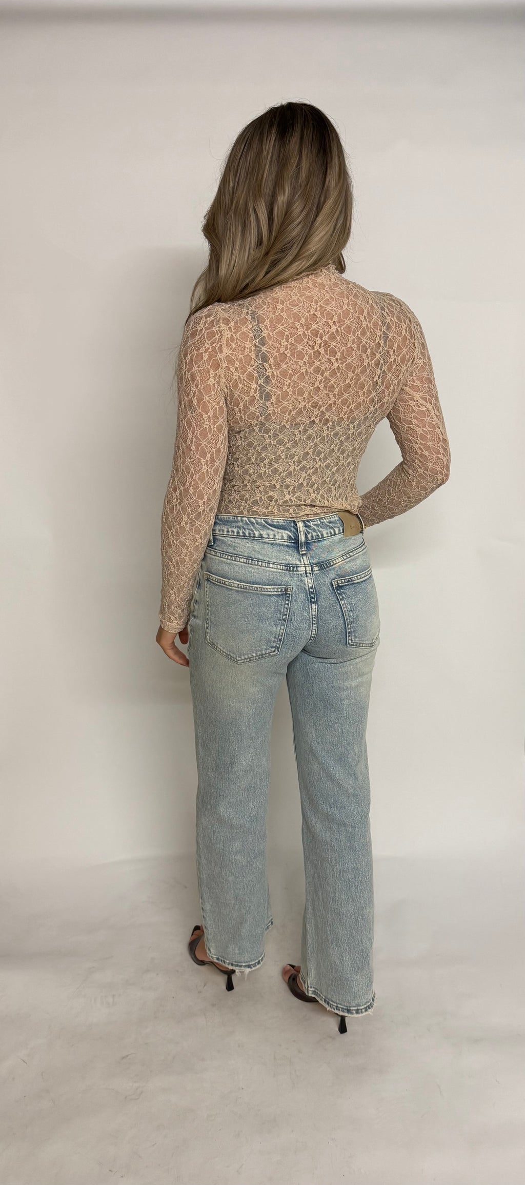 "Wendy" Lace Mesh Top