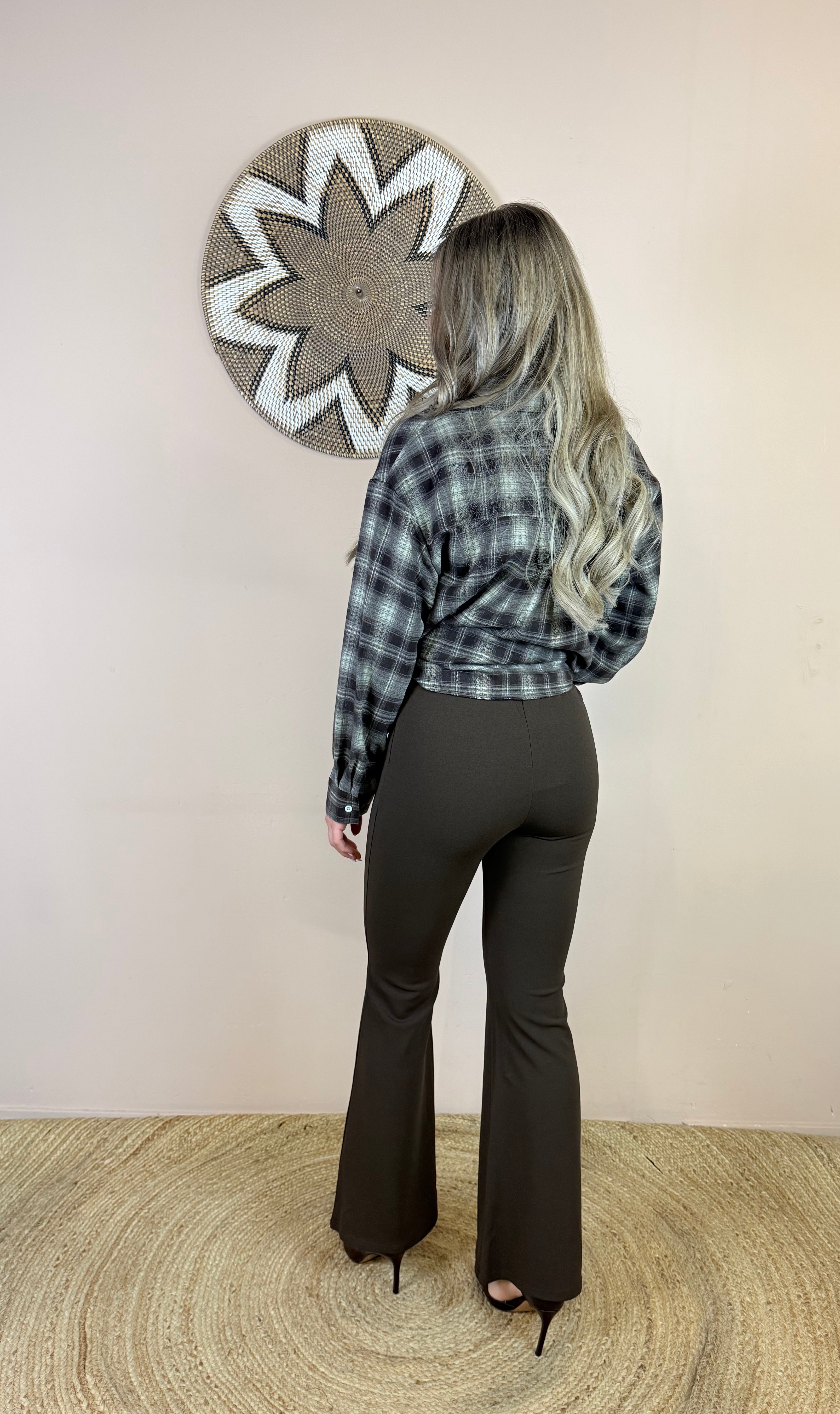 "Ellena" Plaid blouse