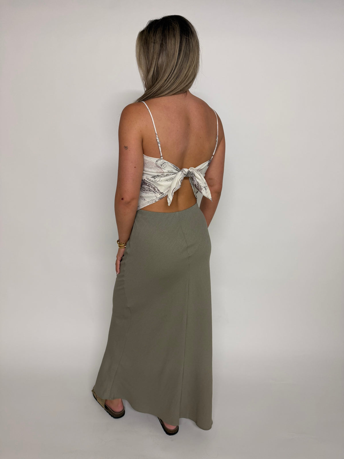 “Lila” Scarf Top