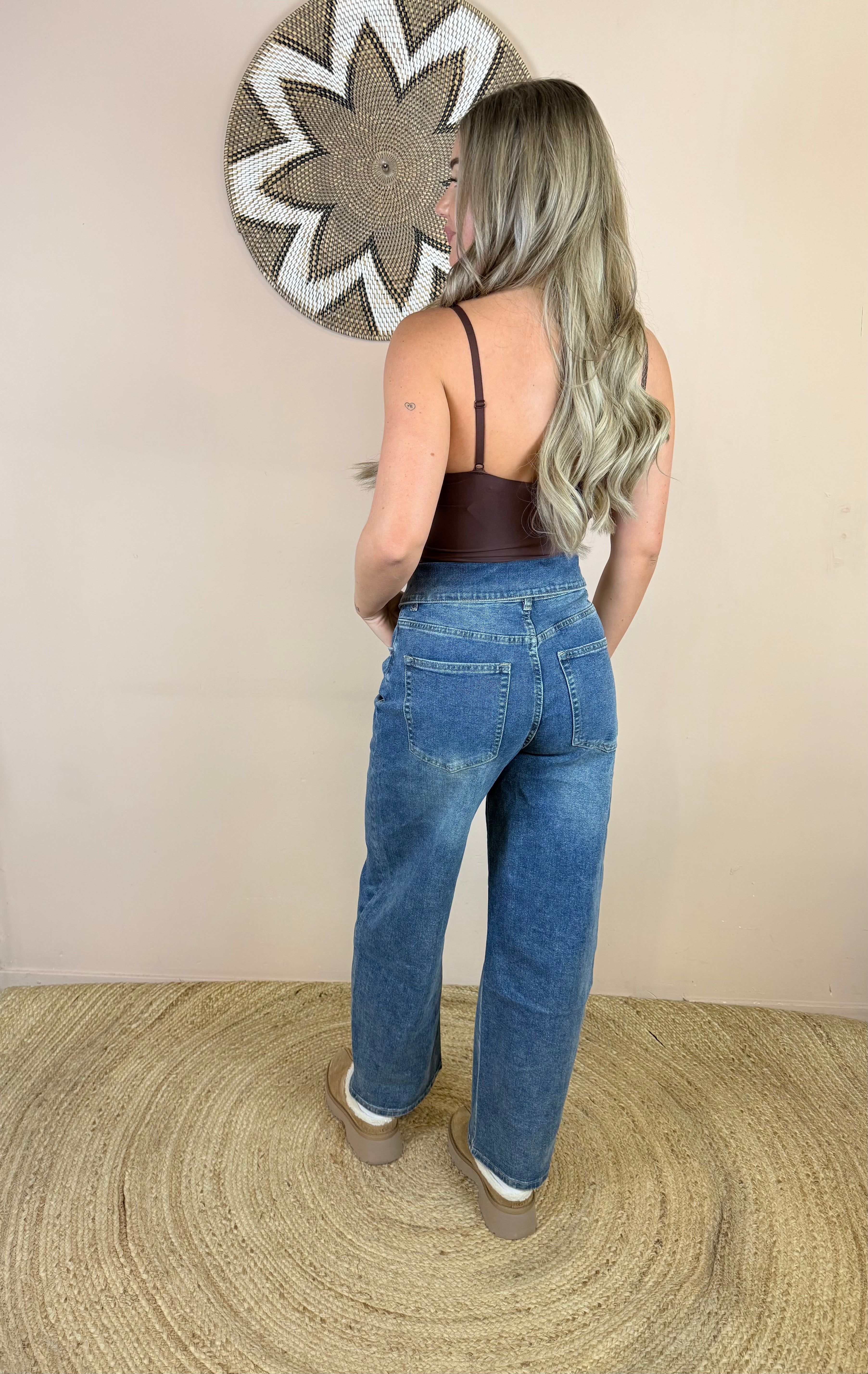 "Lina" special vintage balloon jeans