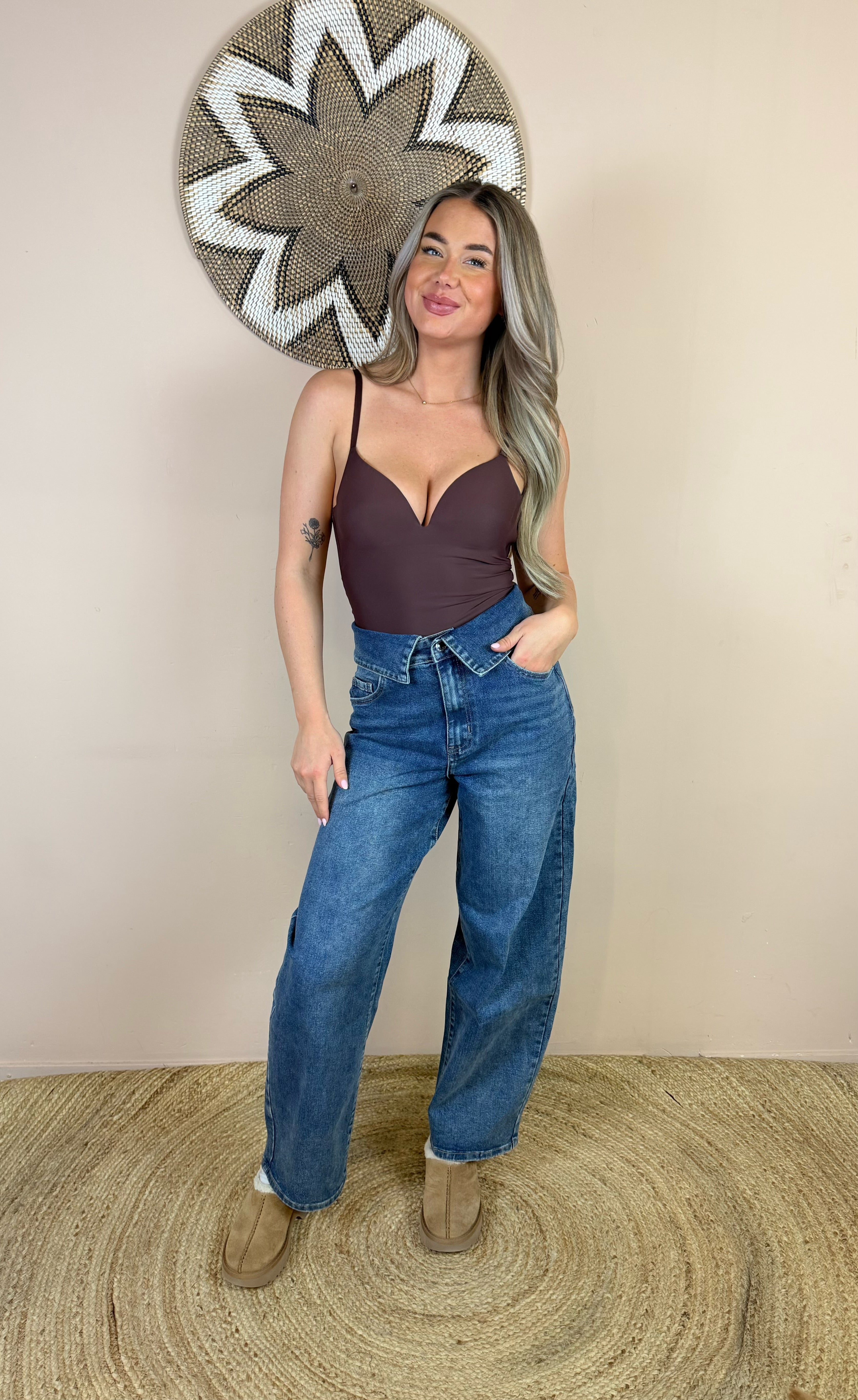 "Lina" special vintage balloon jeans