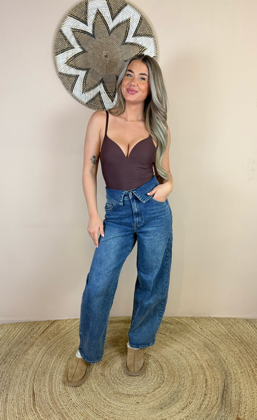 "Lina" special vintage balloon jeans