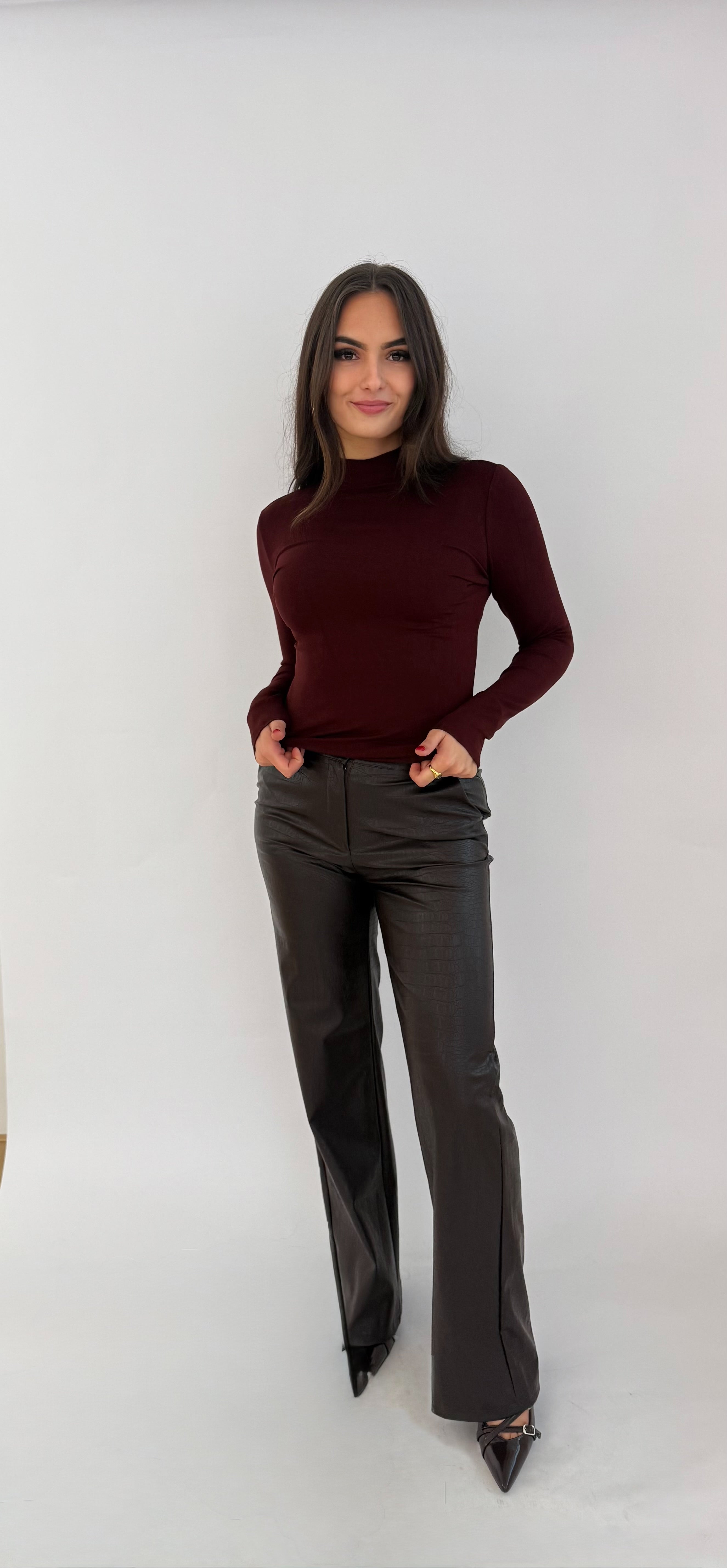 "Fenna" turtle neck top