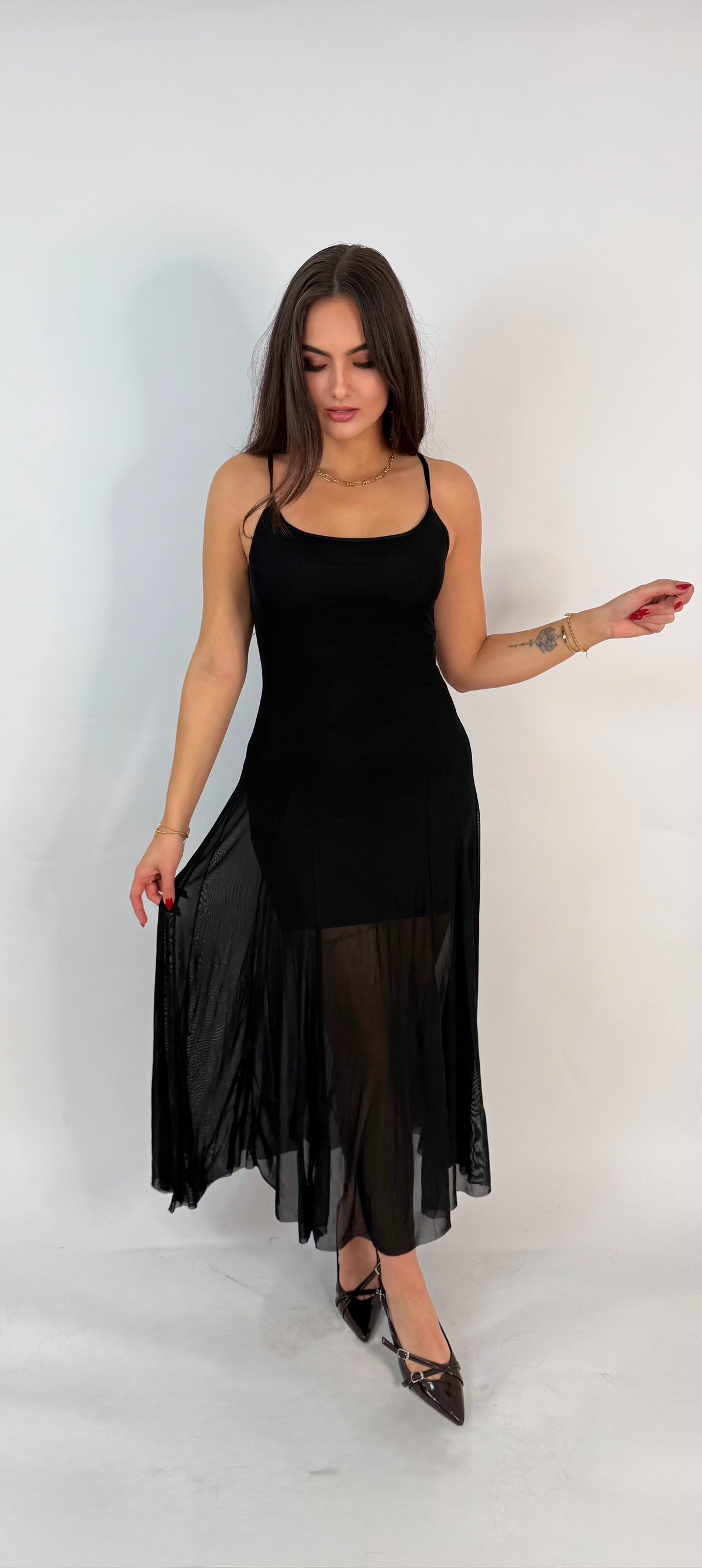 "Julia" flared dress