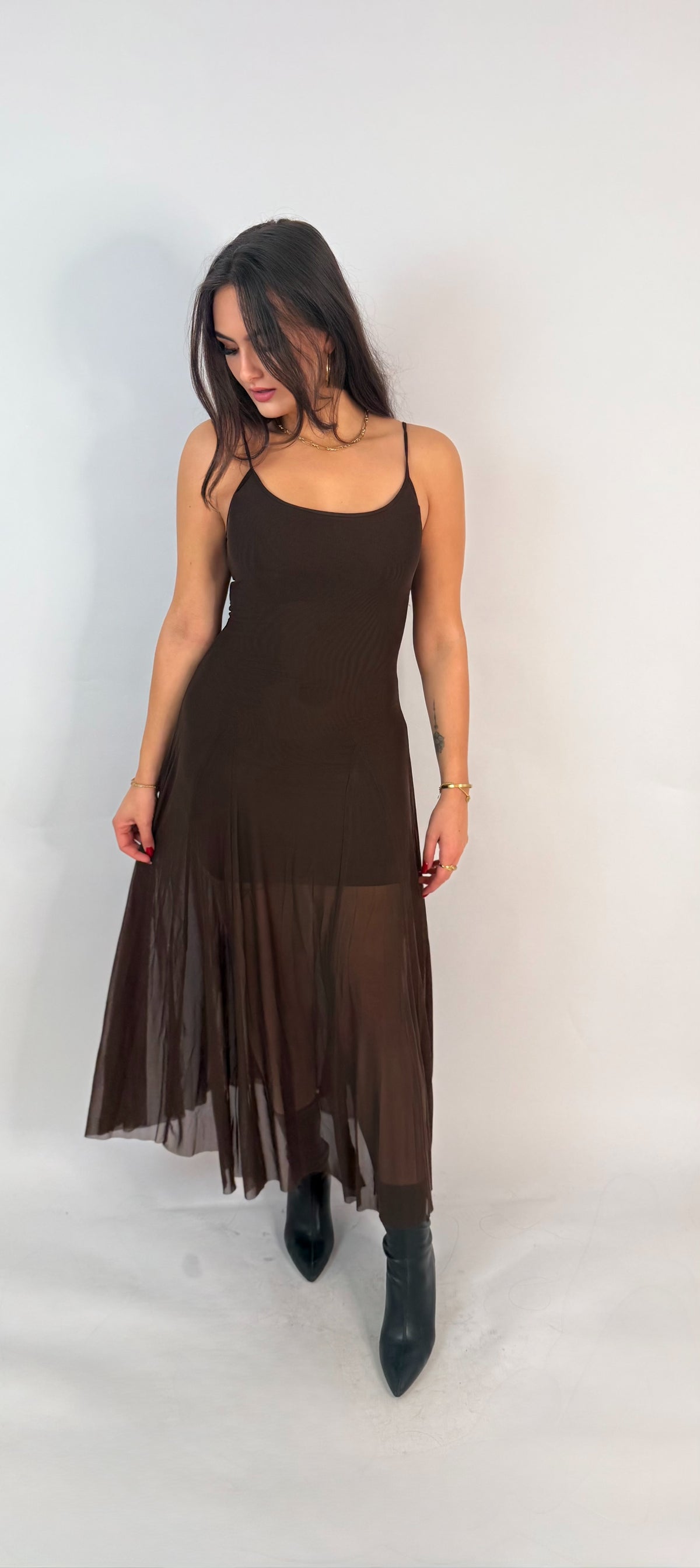 "Julia" flared dress