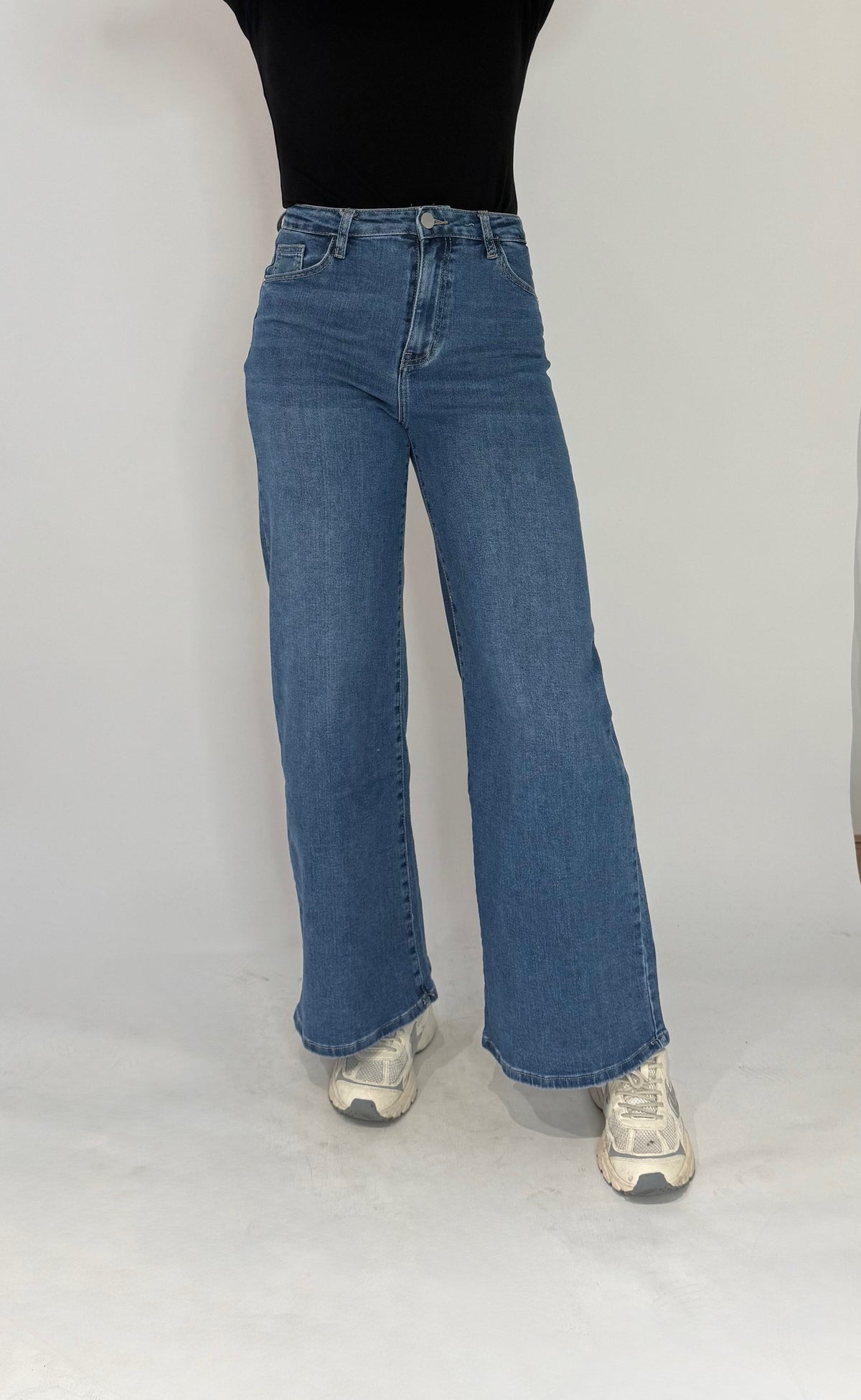 "Nevealy" straight leg jeans extra long