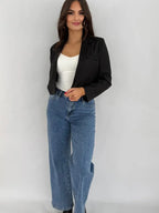 "Charlotte" crop blazer