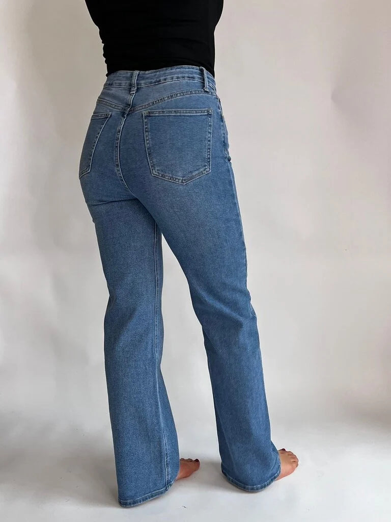"Emma" Highwaist jeans Wide leg