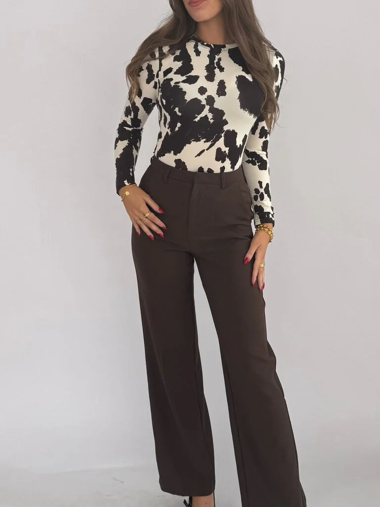 "Julia" Cow print body