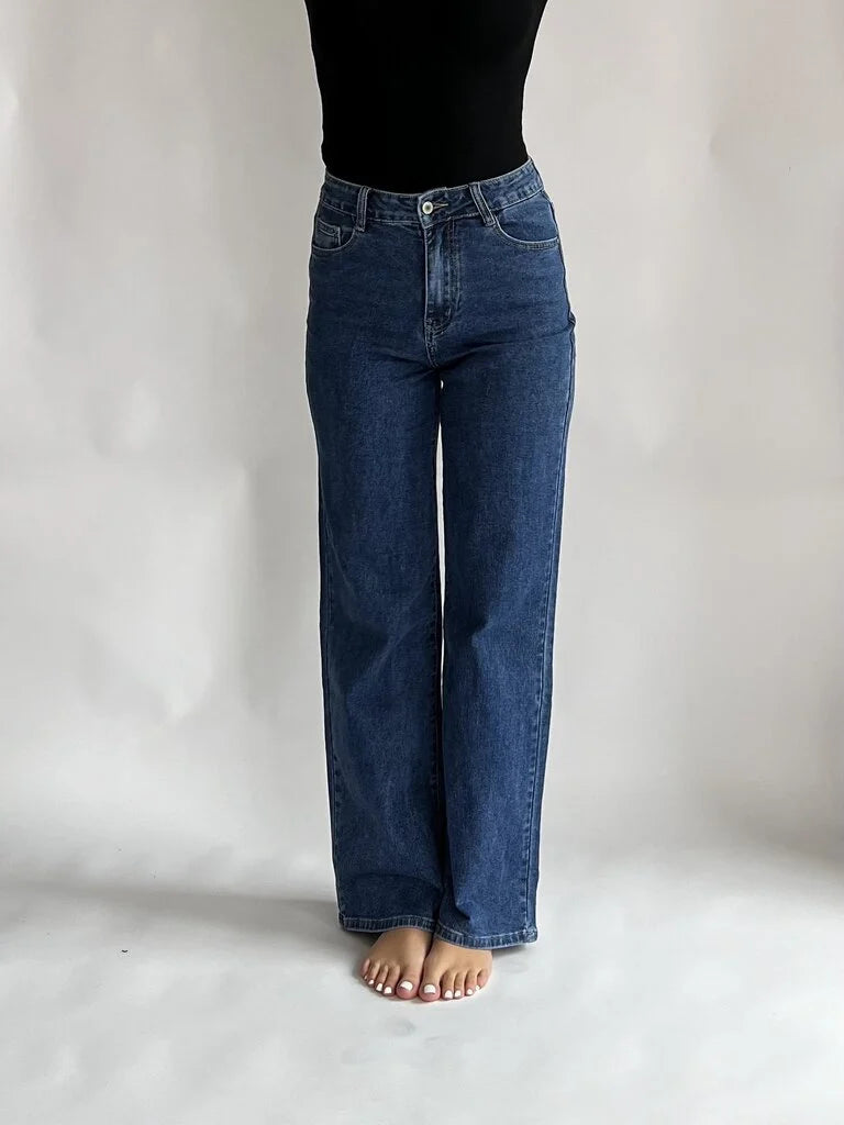 "Mae" Highwaist Jeans Straight Leg