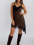 "Melina" Satin lace dress