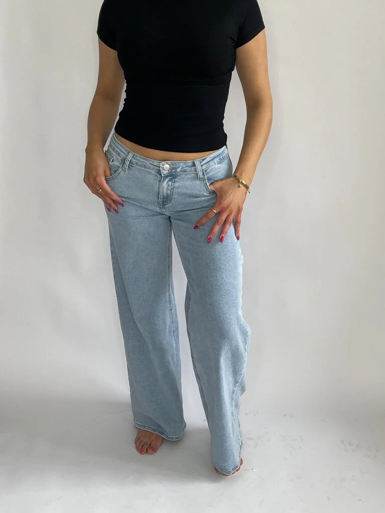 "Nola" Low waist wide leg