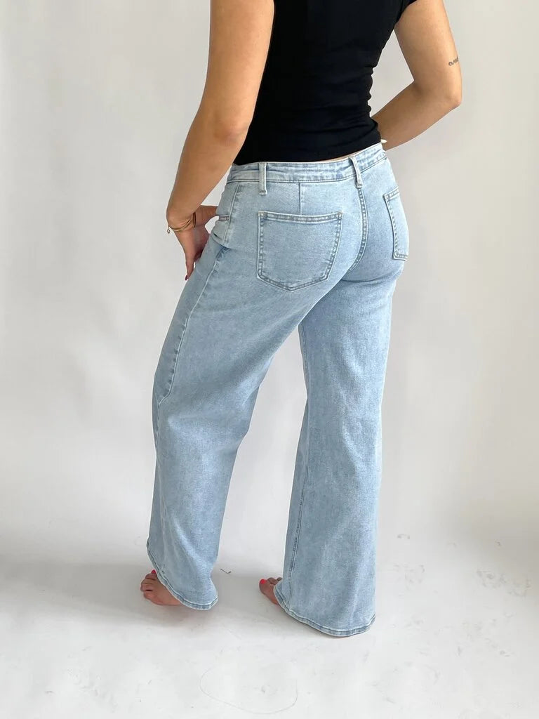 "Nola" Low waist wide leg