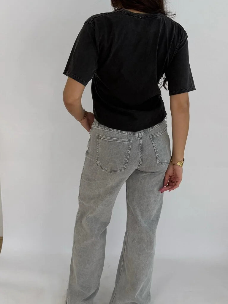 "Petter" Midwaist Jeans Wide Leg Extra Long