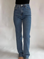 "Sophie" Highwaist Jeans Straight Leg Extra Long