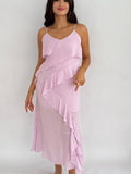 "Thorvi" Ruffel maxi Dress