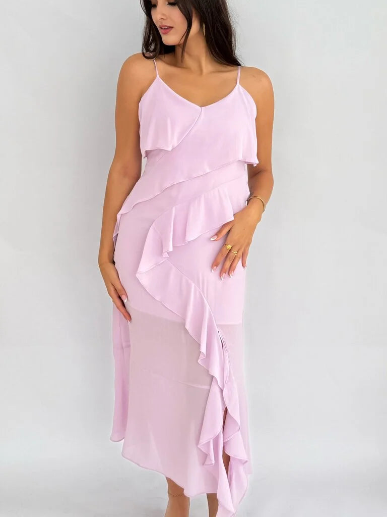 "Thorvi" Ruffel maxi Dress