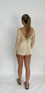 "Monique" Crocheted jumpsuit