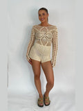 "Monique" Crocheted jumpsuit